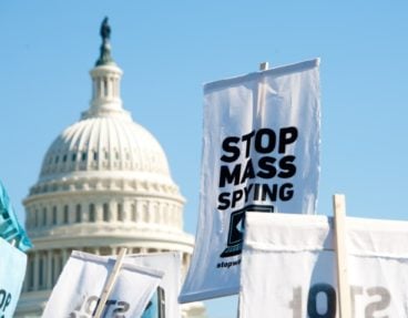 Protest in Washington gegen Regierungsüberwachung (1)