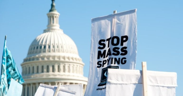 Protest in Washington gegen Regierungsüberwachung (1)