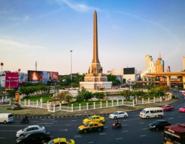 Foto des Siegesdenkmals in Bangkok