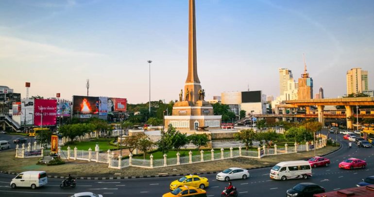 Foto des Siegesdenkmals in Bangkok