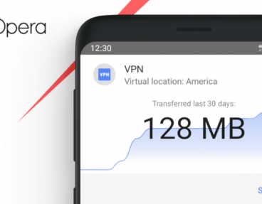 Screenshot von Operas integriertem VPN für Android