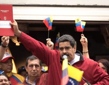 Disputer Präsident von Venezuela Nicolás Maduro