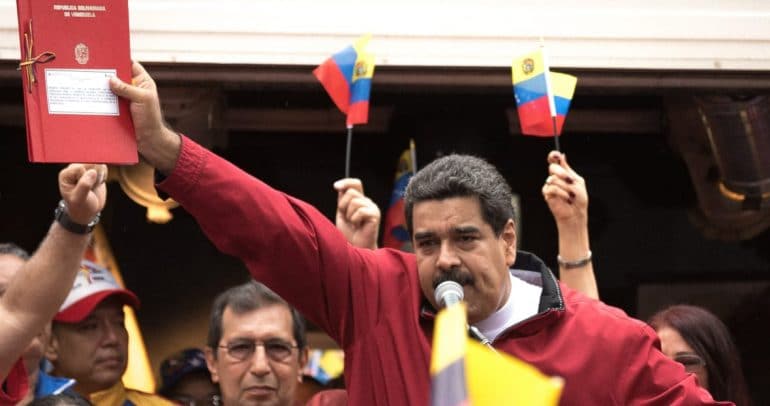 Disputer Präsident von Venezuela Nicolás Maduro