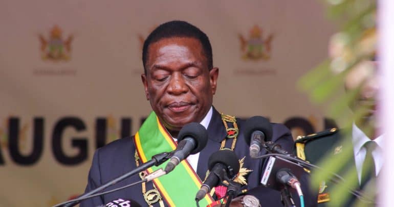 Simbabwes Präsident Emmerson Mnangagwa